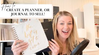 How to make a planner journal or devotional for profit Start your planner business [upl. by Matty]