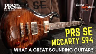 PRS SE McCarty 594 What A Great Sounding Guitar [upl. by Etteiram]