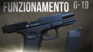 Funzionamento pistola a gas  consigli  Glock softair [upl. by Aelak]