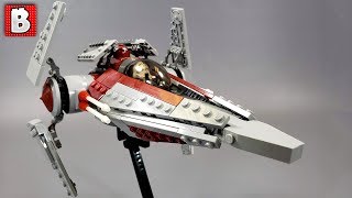 Custom LEGO Vwing Starfighter Lookn Sleek [upl. by Darda]