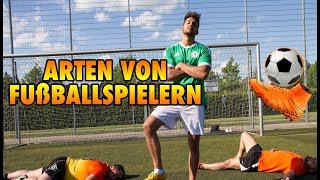 ARTEN VON FUßBALLSPIELERN [upl. by Pol]