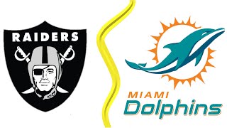 🏈 Miami Dolphins vs Las Vegas Raiders NFL Game Live Stream 🏈 [upl. by Eked688]