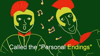 Personal Endings Song  Learn the Present Tense in Latin [upl. by Pitarys]