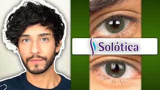 Natural Colors Buzios VS Hidrocor Buzios  Green Colored Contacts for Brown Eyes [upl. by Epoh637]