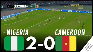 NIGERIA 20 CAMEROON  HIGHLIGHTS • Simulation amp Recreation from Video Game [upl. by Supen485]