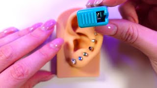 asmr piercing your ear 👂✨ [upl. by Mohkos85]