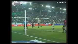 Osasuna vs Barcelona 20042005 highlights goals [upl. by Nanaj]