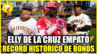 Elly De La Cruz EMPATO RECORD de Barry Bonds [upl. by Belen165]