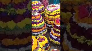 Bathukamma 🙏 2024bathukamma festival telanganatradition viralshorts [upl. by Koby645]