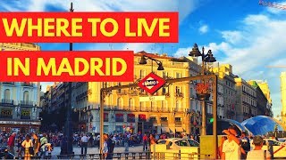 WHERE TO LIVE IN MADRID SPAIN AS A STUDENT EXPAT OR AUXILIAR DE CONVERSACION  MOVING TO MADRID [upl. by Idihc121]