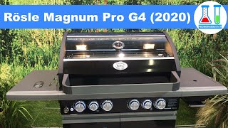 Weltneuheit Rösle Gasgrill quotMagnumquot Pro G4 Modell 2020  Vorstellung auf der Spoga  deutsch [upl. by Amling]