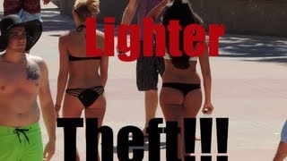 PRANK GONE WRONG STEALING Peoples Lighters Public Prank  JOOGSQUAD PPJT [upl. by Thorny2]