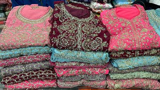 পানির দামে লাক্সারি কাজে পার্টি গাউন  Party wear gown collection at craziest offer 2024 [upl. by Leacock]