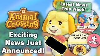 Exciting News JUST Announced For Animal Crossing Players [upl. by Kleon]