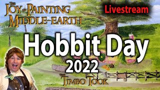 Hobbit Day 2022  The Joy of Painting Middleearth  The Green Dragon Oil Painting Tutorial [upl. by Papert]