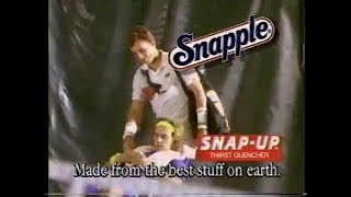 Ivan Lendls Snapple Commercial 1991 [upl. by Shetrit]