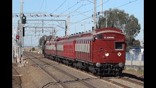 Steamrail Victorias Watergardens Surburban Shuttles between Watergardens And Sunbury [upl. by Frodine]