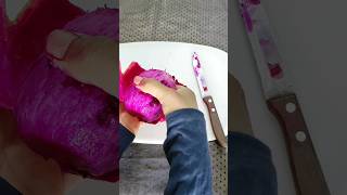 Easiest Dragon Fruit Cutting harirgolpofoodtastyfruitfruitcuttingdragonfruitshortsviralvideo [upl. by Arek]