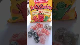 MAYNARDS BASSETTS JELLY BABIES jelly snacks sweet treats food [upl. by Aronos]