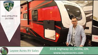 2022 Venture RV Stratus 281VBH  Layzee Acres RV Sales [upl. by Nyladnohr850]