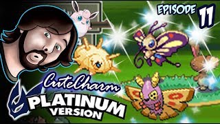 Two 1 Shiny Rares Dustox and Beautifly Ep11 Platinum Cute Charm [upl. by Landon]