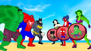 Evolution Of HULK PREGNANT SPIDERMAN SUPERMAN BATMAN  Who Is The King Of Super Heroes [upl. by Anelem]