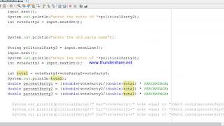 Solution to skipping nextLine Scanner statements Election Statistics [upl. by Atsugua47]