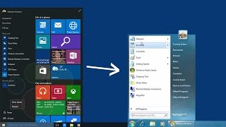 how to change start menu windows 10 to classic view [upl. by Gabriele]