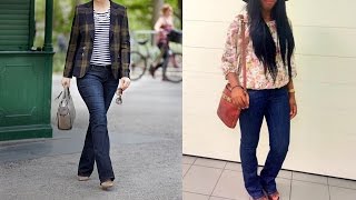 Womens Bootcut Jeans  20 Style Tips On How To Wear Bootcut Jeans For Women [upl. by Hannah166]