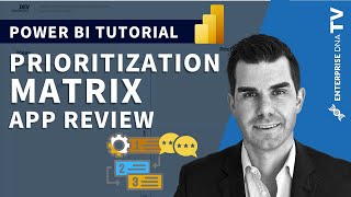 Prioritization Matrix  App Overview [upl. by Janerich]