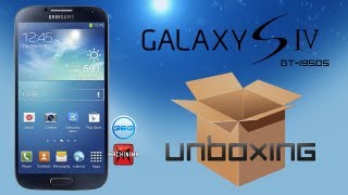 Samsung Galaxy S4 Unboxing GT19505 [upl. by Tobye]