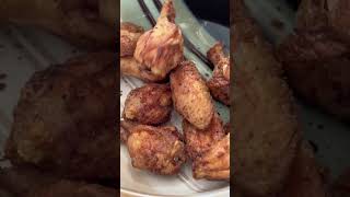 Crispy Baked Chicken Wings  foodvideos ytshorts crispywings [upl. by Ydnab]