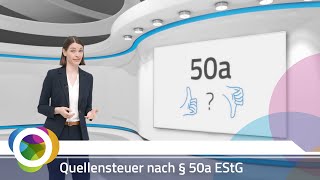 eTraining Quellensteuer nach § 50a EStG [upl. by Ociram]