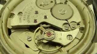 Vulcain watch movement by Paul Peugeot cal195051 running [upl. by Kcajyllib]