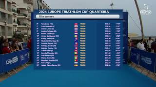 2024 Europe Triathlon Cup Quarteira  Elite Women [upl. by Ttevy]