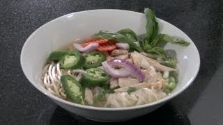 How to Make Chicken Pho Soup  Asian Soup Recipes [upl. by Eugatnom]