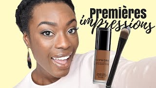 PREMIÈRES IMPRESSIONS  Fond de teint Sephora perfection 10h [upl. by Hareehahs850]