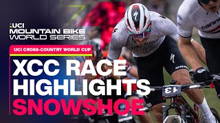 Mens XCC Race Highlights Snowshoe USA  UCI Mountain Bike World Series [upl. by Ayotnom]