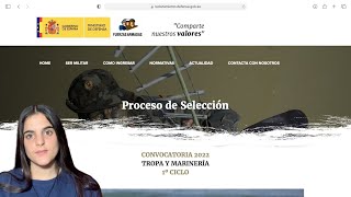 Cómo pedir cita para el examen de Tropa y Marinería 2022 [upl. by Butcher]