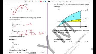 2024 AYT İNTEGRAL abc li ALAN SORUSU [upl. by Juliann]