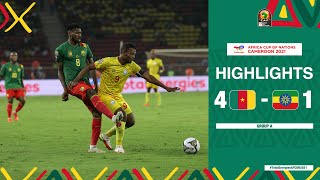 Cameroon 🆚 Ethiopia Highlights  TotalEnergiesAFCON2021  Group A [upl. by Frieder170]