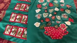 Reversible Advent Calendar Part 3 flosstube epp patchwork [upl. by Krahmer]