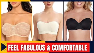 Best Strapless Bra That Stays Up Tested By Bra Experts [upl. by Enilec]