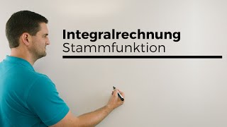 Integralrechnung Stammfunktion das mit dem dx Ableitung umkehren  Mathe by Daniel Jung [upl. by Gipsy787]