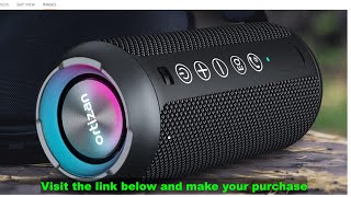 Ortizan Portable Bluetooth Speakers IPX7 Waterproof Wireless Speaker with 24W Loud Stereo Sound De [upl. by Sayer595]