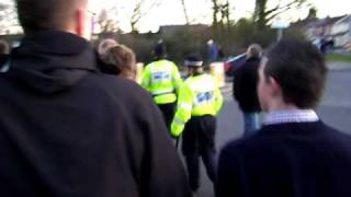 Colchester fans after Southend home game [upl. by Terryn]