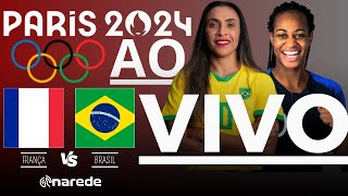 BRASIL X FRANÇA AO VIVO  OLIMPÍADAS 2024  QUARTAS DE FINAL [upl. by Gregorius]