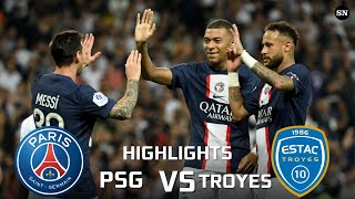 PSG vs Troyes PSGvsTRY  Extended Match Highlights  French League One  Arsalan Khan YT [upl. by Franci]