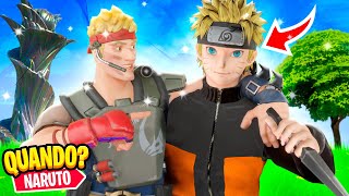 NARUTO CHEGA QUANDO NO FORTNITE PRÓXIMA TEMPORADA [upl. by Henke]