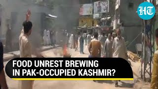 PoK to face food riots Residents fume at shortage of wheat lash Pakistans govt  Report [upl. by Ahseekat]